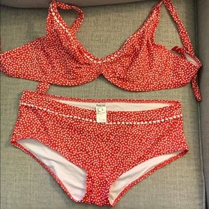 Freya polka dot bikini 34E Large
